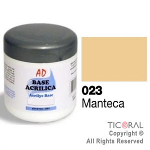 BASE ACRILICA AD 023 MANTECA 200ML X 3 UNIDADES